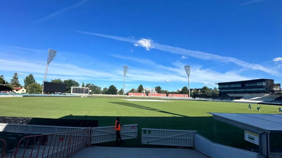 Manuka Oval will host IND-W vs AUS-A [Source: X.com]
